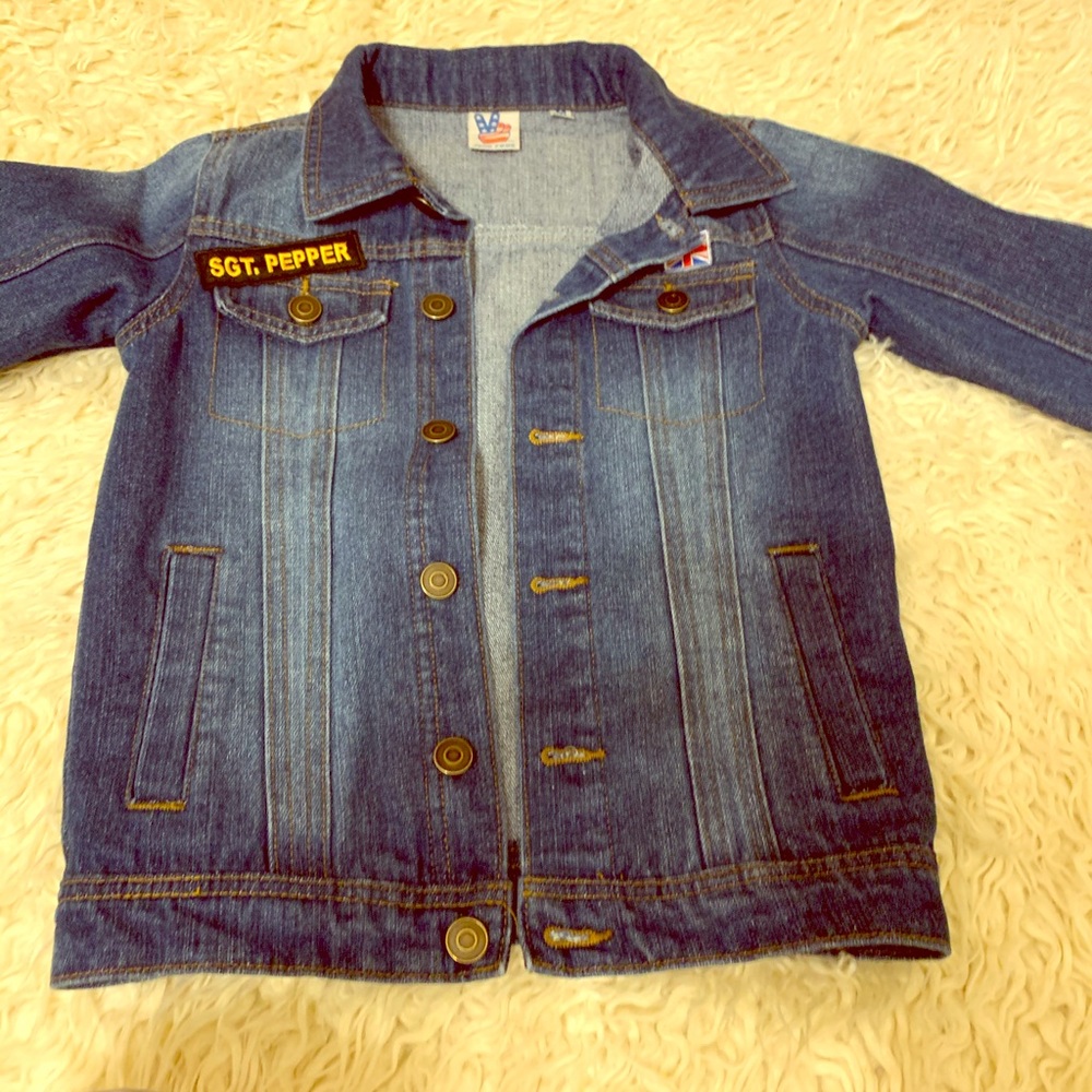 Junk food kids denim jacket
